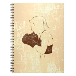 Cuaderno Boxer femenino con problemas