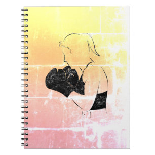 Cuaderno Boxer femenino con problemas