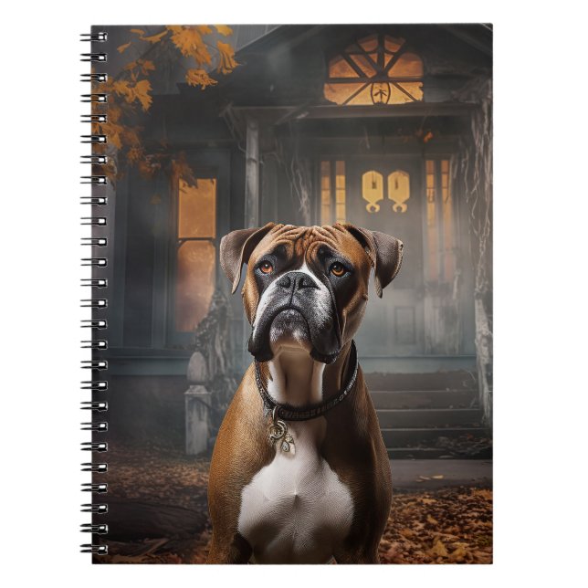 Cuaderno Boxer Halloween Espantoso (Frente)