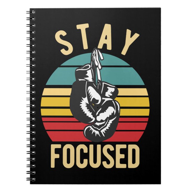 Cuaderno Boxing Stay Focus 165 boxer (Frente)