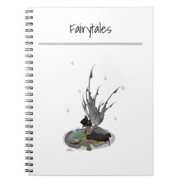 Cuaderno Boy Rain Fairy With Frog Spiral Notebook