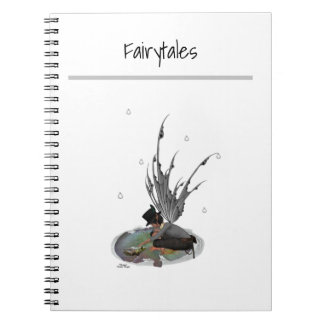 Cuaderno Boy Rain Fairy With Frog Spiral Notebook
