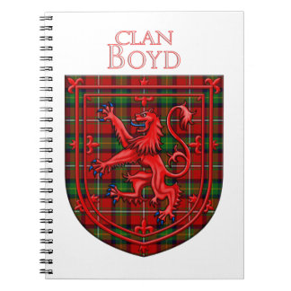 Cuaderno Boyd Tartan Scottish Plaid Lion Rampant
