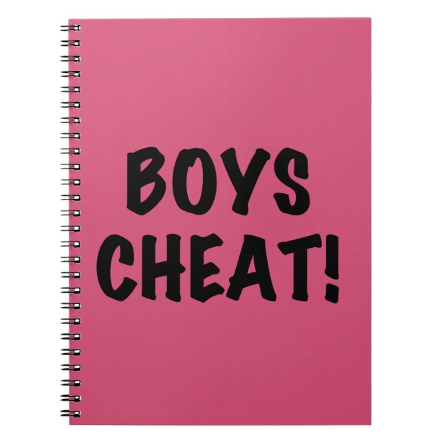 Cuaderno Boys Cheat (Frente)