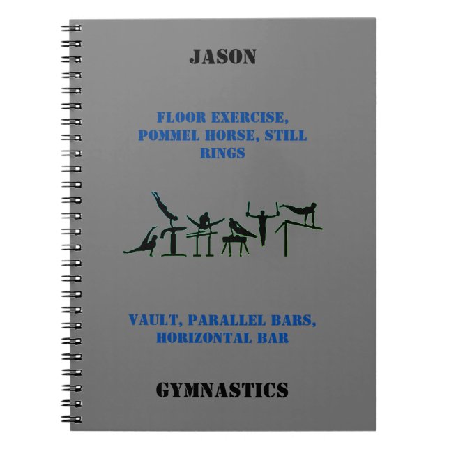 Cuaderno Boys Gymnastics Events (Frente)