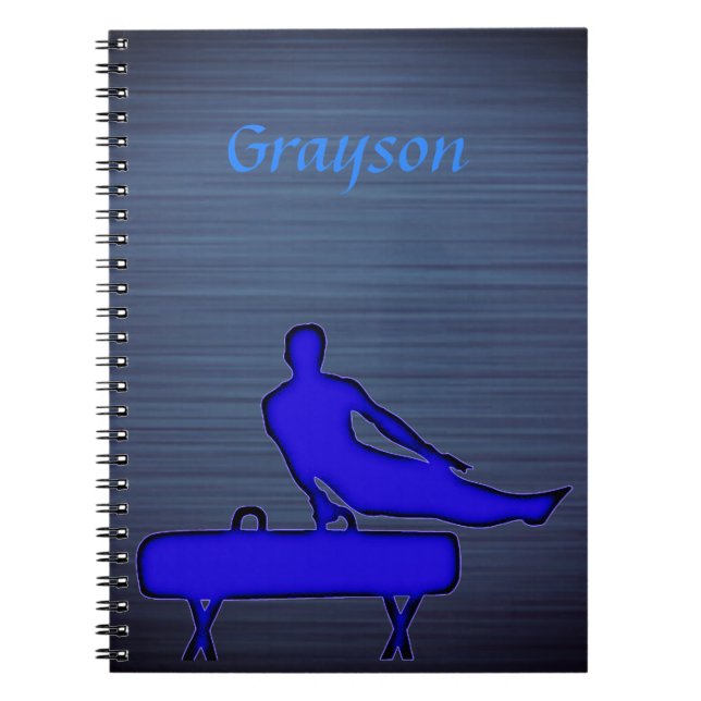 Cuaderno Boys Gymnastics Pommel Horse School (Frente)