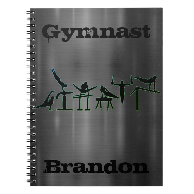 Cuaderno Boys Gymnastics Steel (Frente)