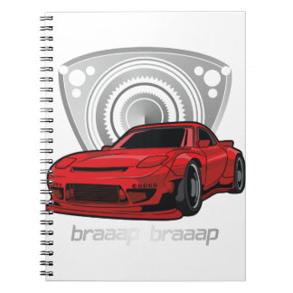 Cuaderno BRAAP de Rotary Mazda RX7