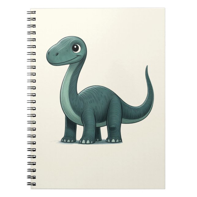 Cuaderno Brachiosaurus – Kammli's Freunde Dino Notizbuch (Frente)