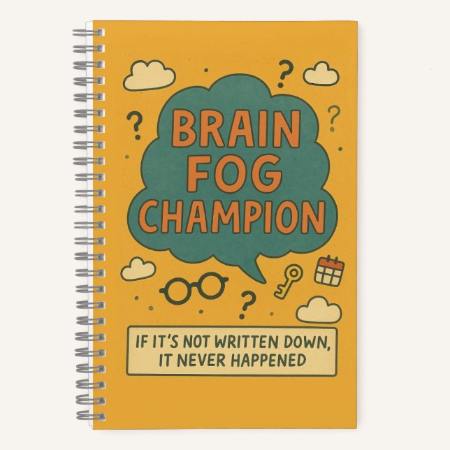 Cuaderno Brain Fog Champion (Anverso)