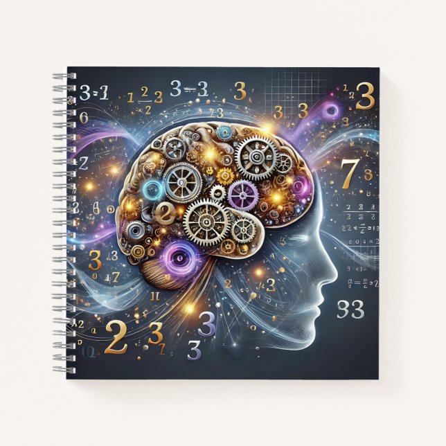 Cuaderno Brain Gears & Mathematical Intelligence Design (Anverso)