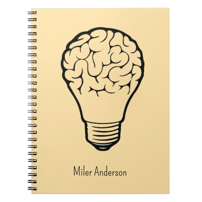 Cuaderno Brain Lamp - Creative Thinking Notebook- Mapping  (Frente)