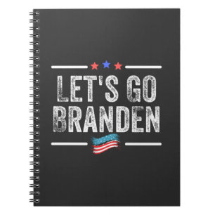 Cuaderno branden conservador, bandera graciosa anti biden t