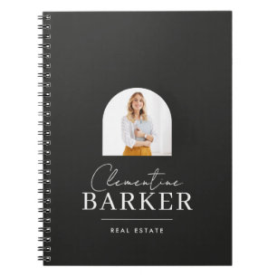 Cuaderno Branding empresarial de foto de arco moderado
