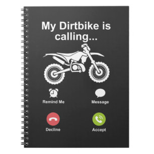 Cuaderno Brap de motos sucias para motos fuera de los motoc