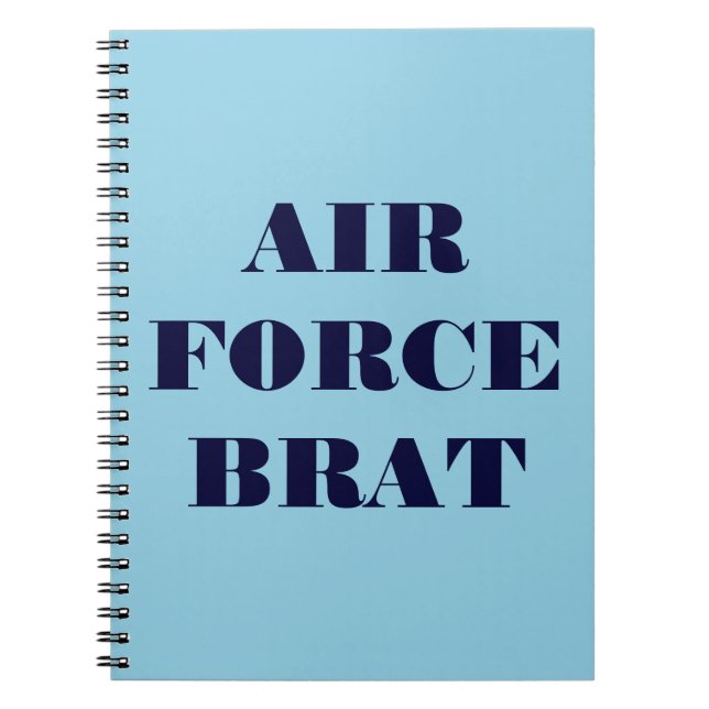 Cuaderno Brat de la Fuerza Aérea para equipos portátiles (Frente)