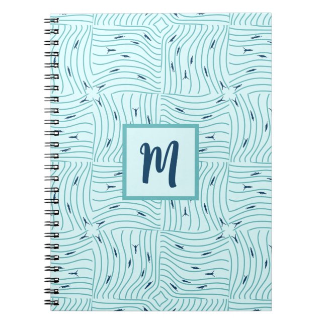 Cuaderno Breastazo de mariposa nadadora personalizada (Frente)