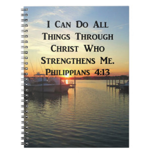 CUADERNO BREATHTAKING PHILIPPIANS 4:13 SCRIPTURA