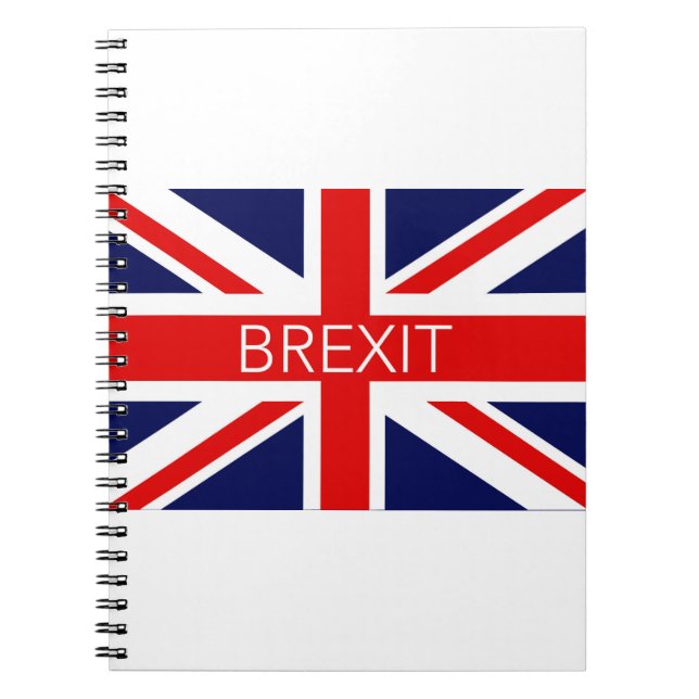 CUADERNO BREXIT UNION JACK - IMAGEN DE ALTA CALIDAD (Frente)