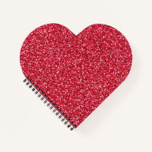 Cuaderno Brick Red Purpurina