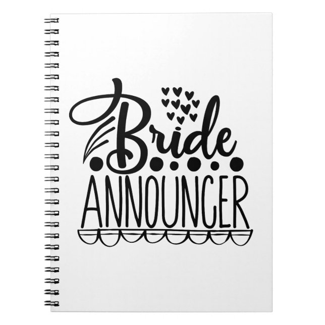 Cuaderno Bride Announcer (Frente)