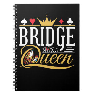 Cuaderno Bridge Queen Card Game Women