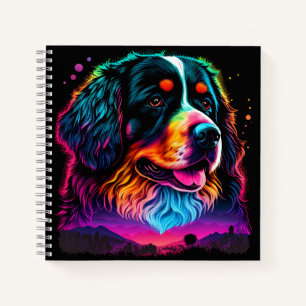 Cuaderno Bright and Beautiful Bernese Mountain Dog