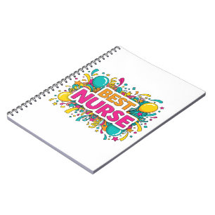 Cuaderno Bright Best Nurse Notebook