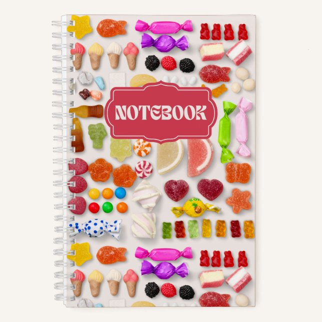Cuaderno Bright Colorful Candies (Anverso)