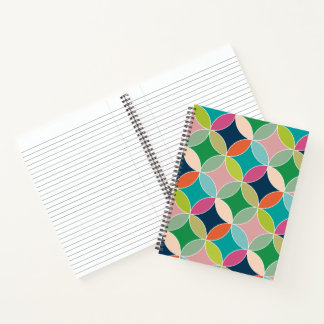 Cuaderno Bright Colorful Circles Notebook