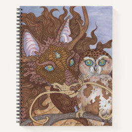 Cuaderno Bright Eyes Owl y Dragon Sketchbook