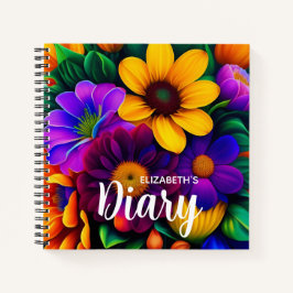 Cuaderno Bright Floral Bouquet Diary