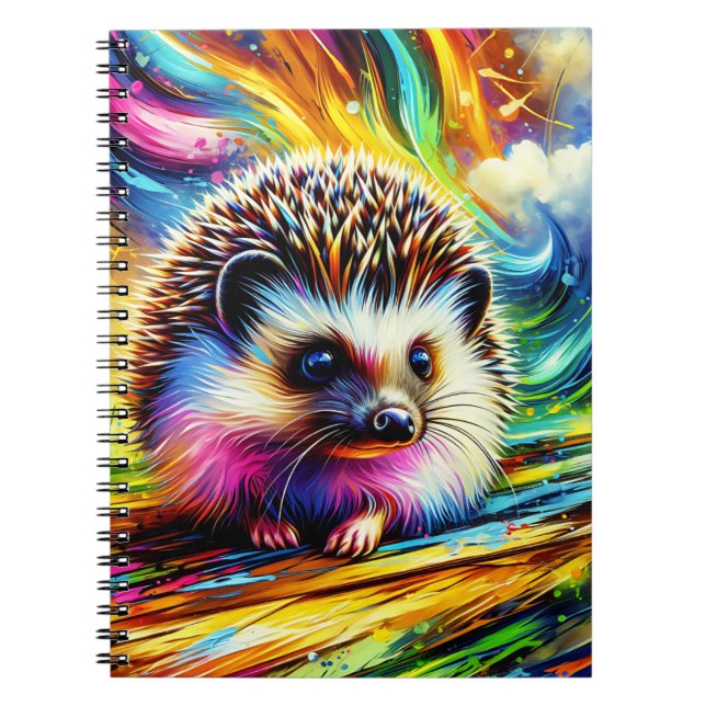 Cuaderno Bright Meadow Hedgehog Notebook (Frente)