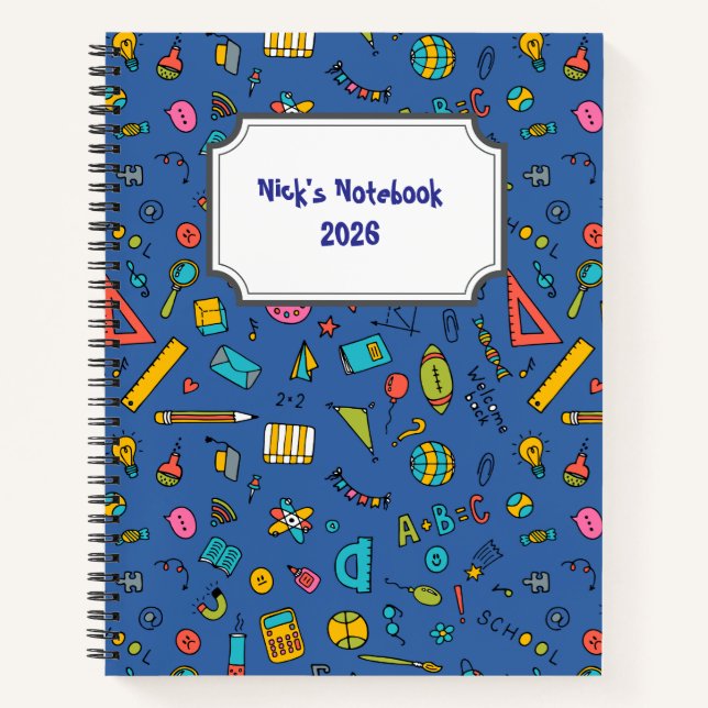 Cuaderno Bright Minds School Notebook (Anverso)