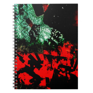 Cuaderno Bright naranja abstract Spiract Photo Notebook,Swe