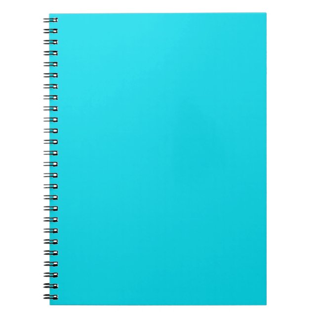 Cuaderno Bright Neon Blue Notebook Verde azulado (Frente)