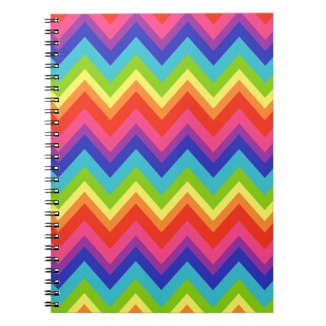 Cuaderno Bright Rainbow Notebook (Frente)