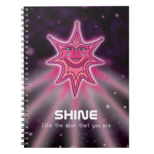 Cuaderno Brilla Como Un Portátil De Estrella