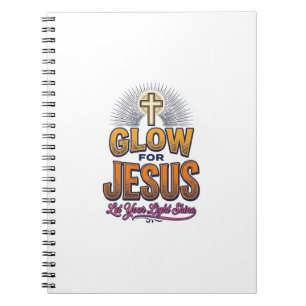Cuaderno Brilla por Jesús Deja que tu luz brille Diseño cri