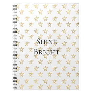 Cuaderno Brillan las estrellas del oro blanco