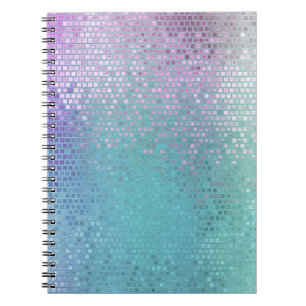 Cuaderno Brillante Abstracto Mosaic Multicololor Glosa