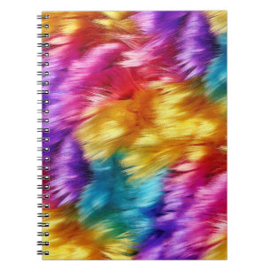 Cuaderno Brillante arcoiris con textura de piel monstruosa