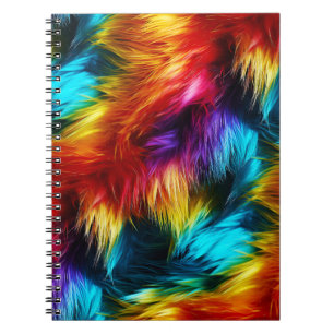 Cuaderno Brillante arcoiris con textura de piel monstruosa