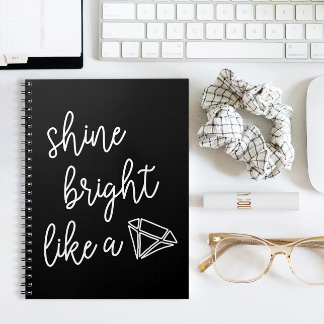 Cuaderno Brillante brillante como un diamante (Subido por el creador)