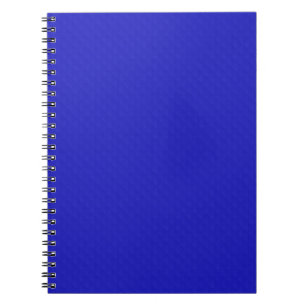 Cuaderno Brillante color azul neón sólido. 