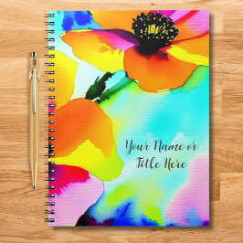 Cuaderno Brillante copia su nombre Personalizado Día de la