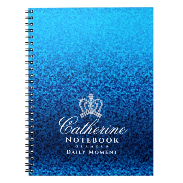 Cuaderno Brillante corona azul (Frente)