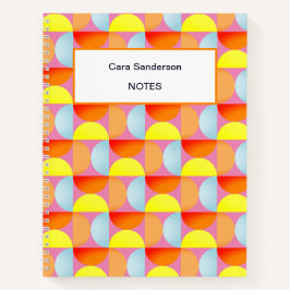 Cuaderno Brillante Diversión A Mediados Del Siglo Moderno S