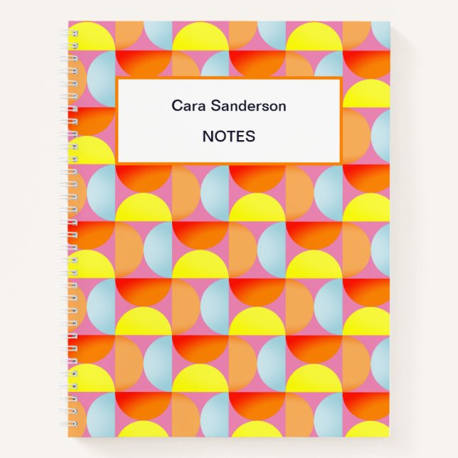 Cuaderno Brillante Diversión A Mediados Del Siglo Moderno S (Anverso)