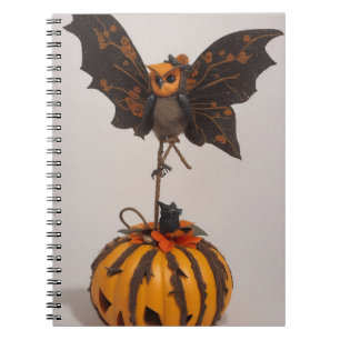 Cuaderno Brillante Halloween decanta un bloc de notas con t